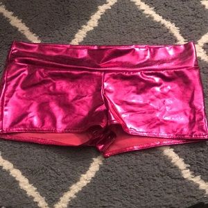 Pink rave shorts